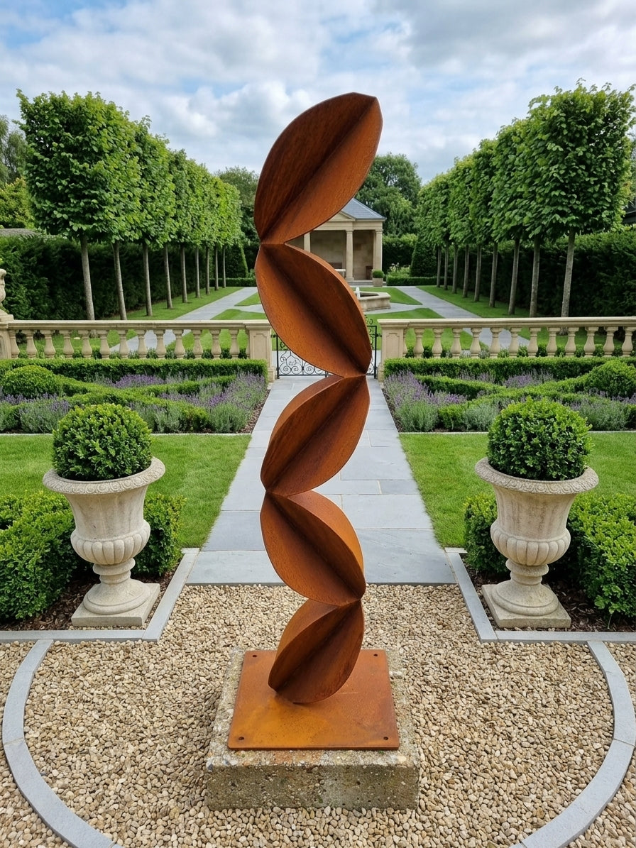 Twisted Leaf Sculpture