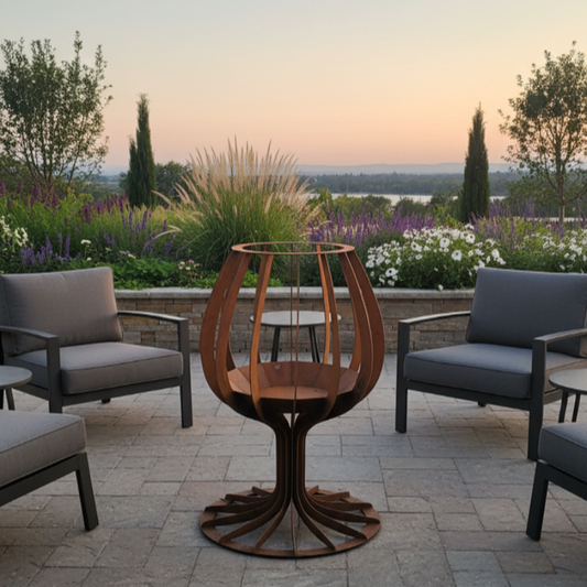 Wine Glass Firepit