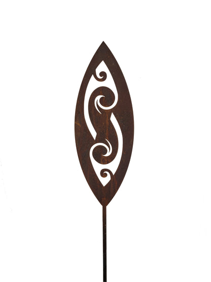 3 x Garden Paddle Sculptures