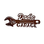 Adjustable Wrench with Dad's Garage Sign