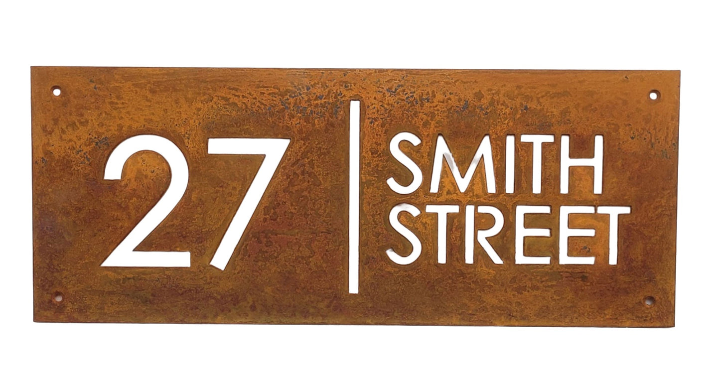Custom Address Sign